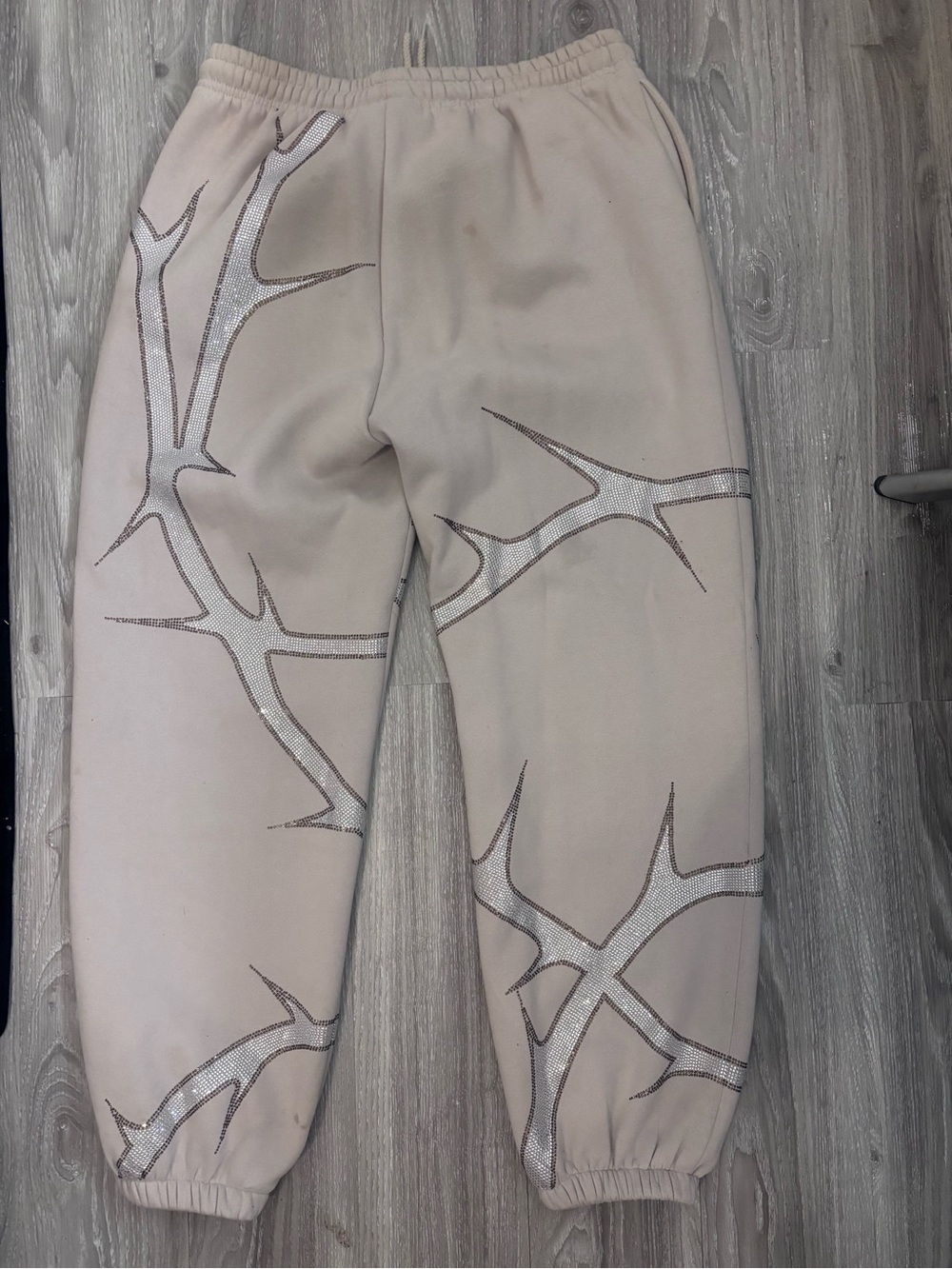 Named collective Beige Thorn Rhinestone  Sweatpants